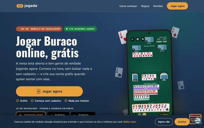 Screenshot of Jogada