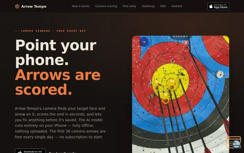 Screenshot of Arrow Tempo