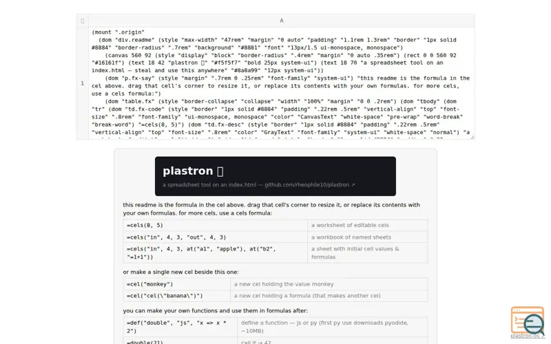Screenshot of Plastron