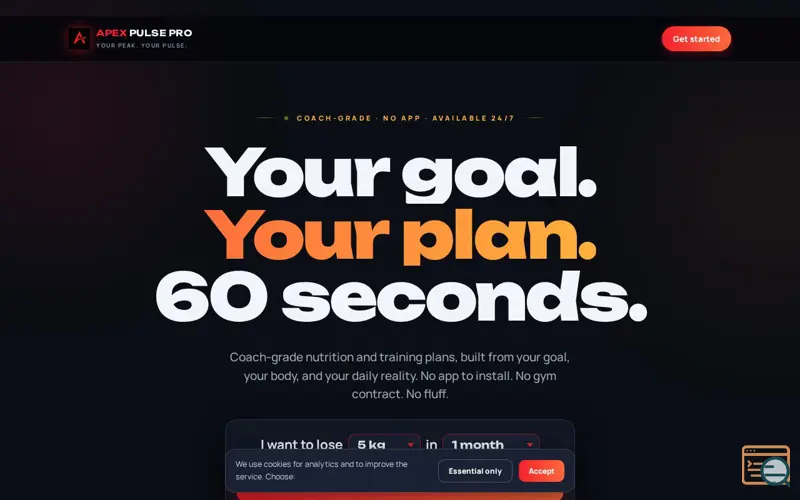Screenshot of Apex Pulse Pro