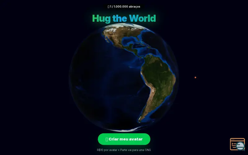 Screenshot of Hug the World