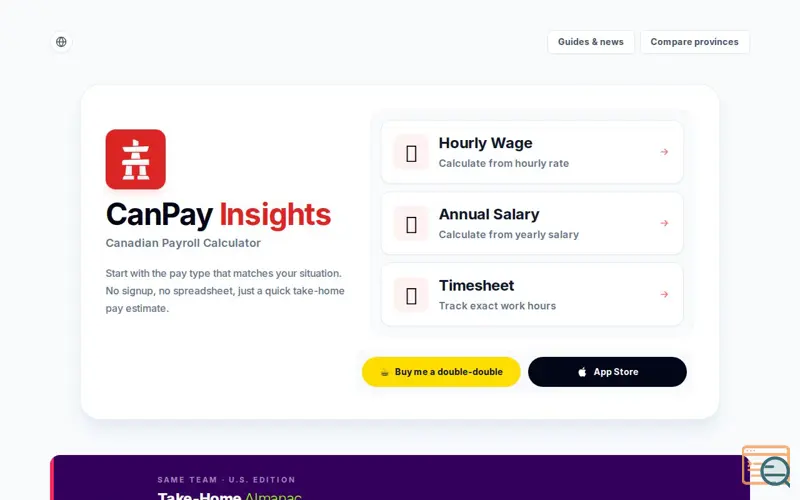 Screenshot of CanPay Insights