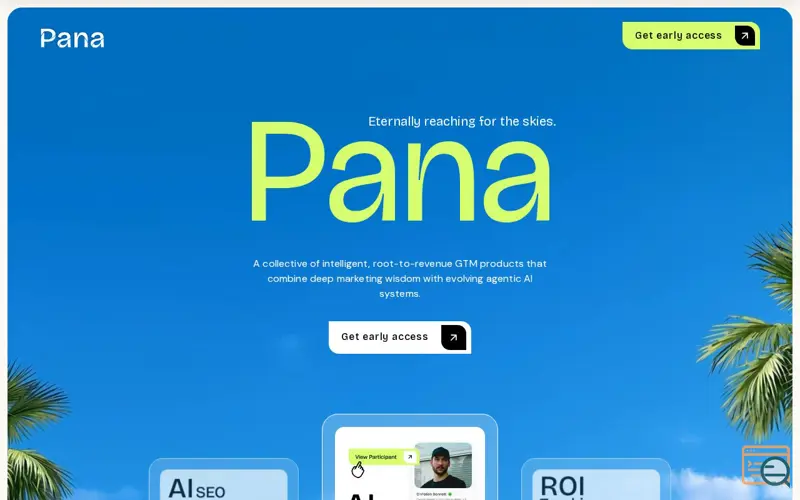 Screenshot of Pana Space