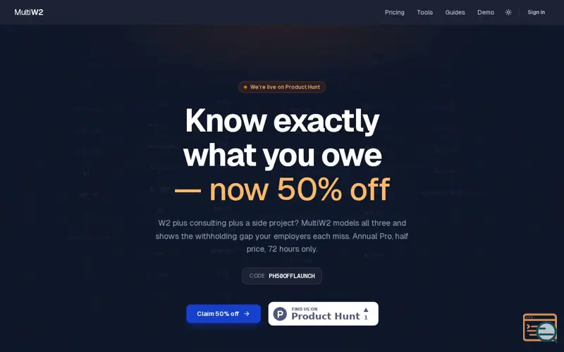 Screenshot of MultiW2