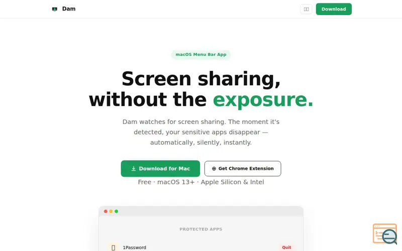 Screenshot of Dam
