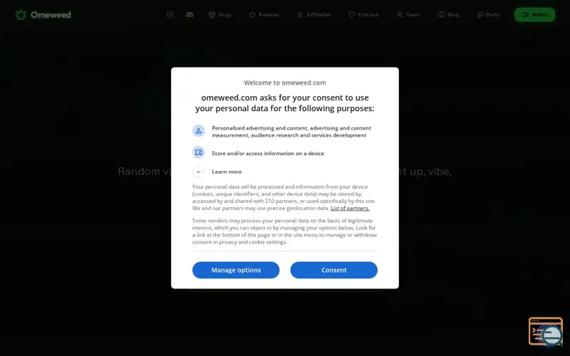Screenshot of Omeweed