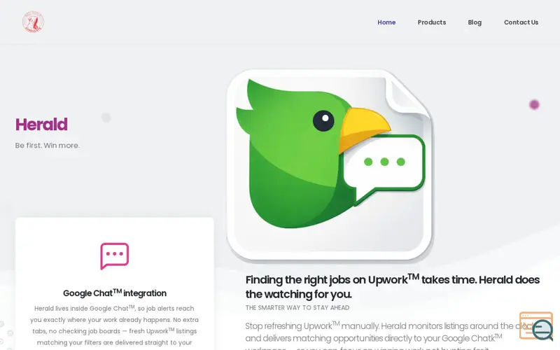 Screenshot of Herald for Google Chat