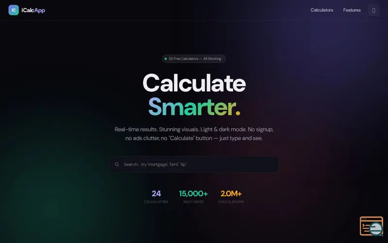 Screenshot of iCalcApp : All-in-One Smart Calculator