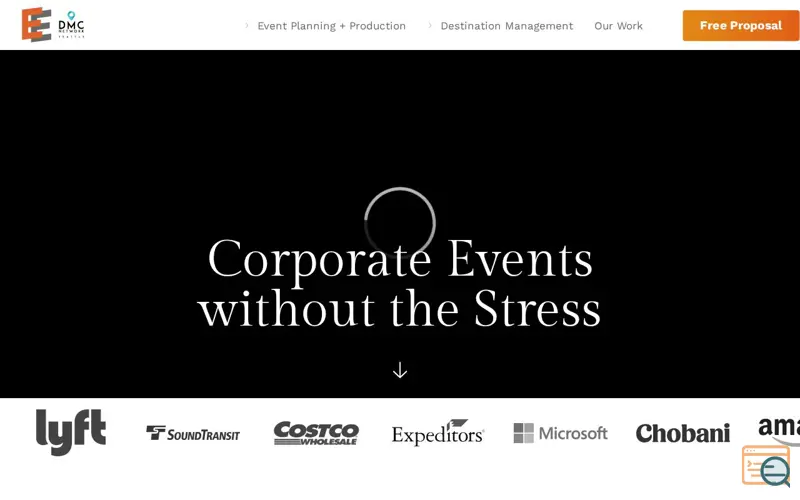 Screenshot of Event Experience, a launch using Pipedrive