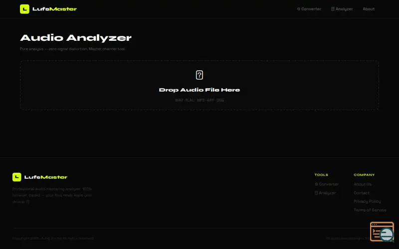 Screenshot of LufsMaster