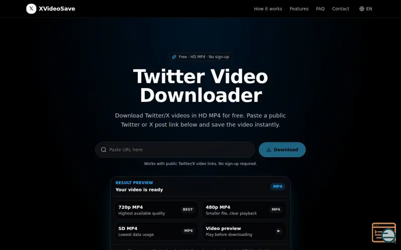 Screenshot of XVideoSave