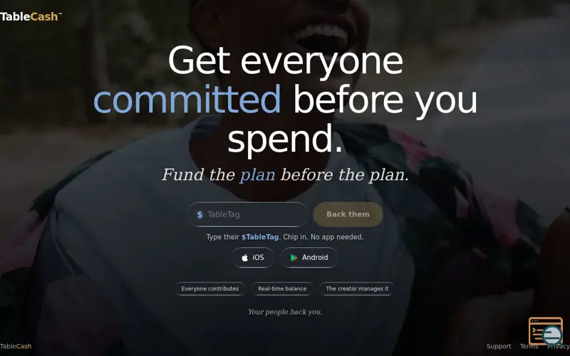 Screenshot of Home