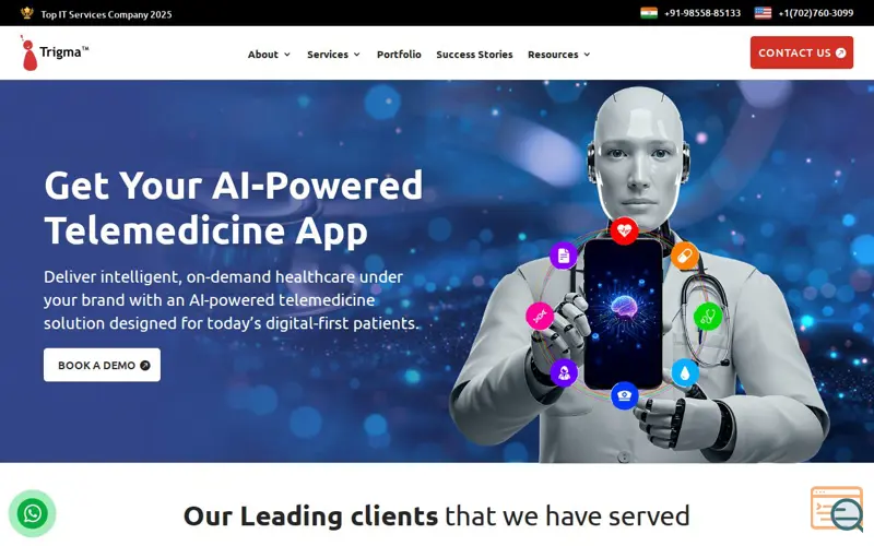 Screenshot of TellDoc AI