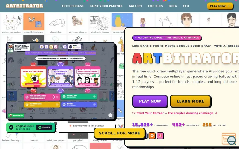 Screenshot of Artbitrator