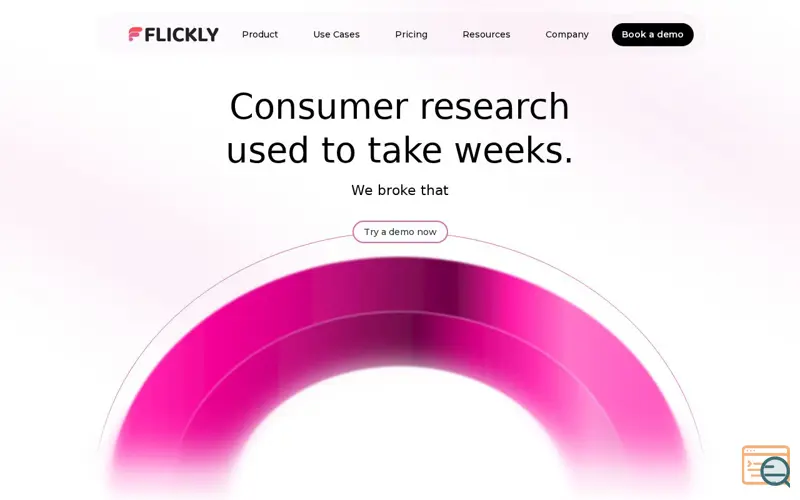 Screenshot of Flickly