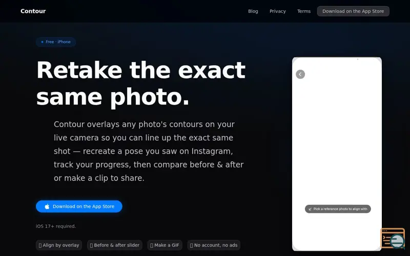 Screenshot of Contour