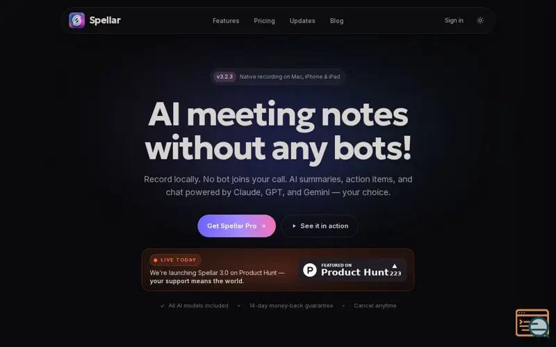 Screenshot of Spellar 3.0