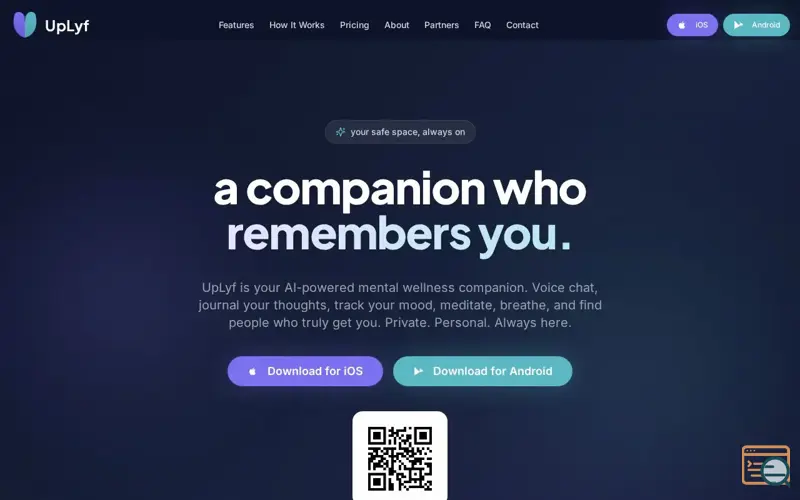 Screenshot of UpLyf