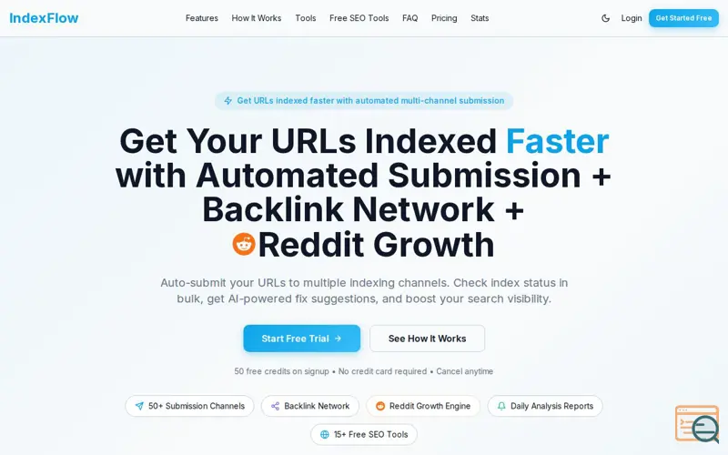 Screenshot of IndexFlow