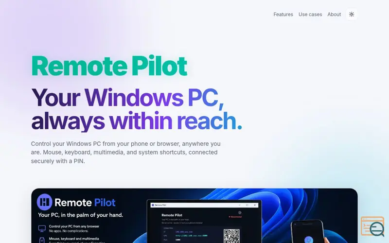 Screenshot of Remote Pilot