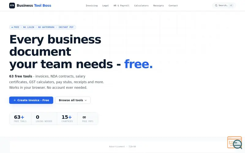 Screenshot of Toolboss