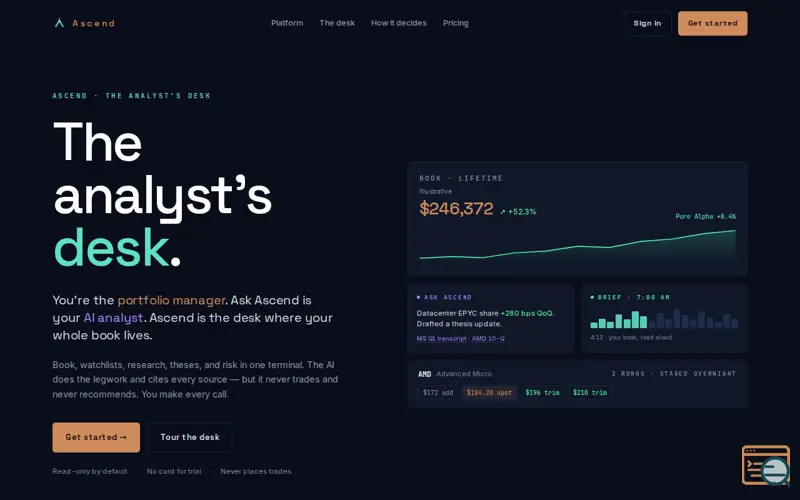 Screenshot of ASCEND