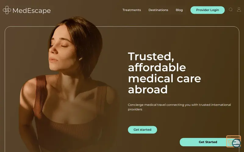 Screenshot of MedEscape