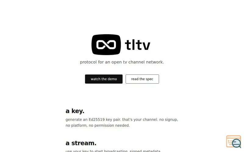 Screenshot of tltv