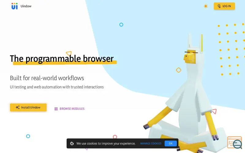 Screenshot of Uindow