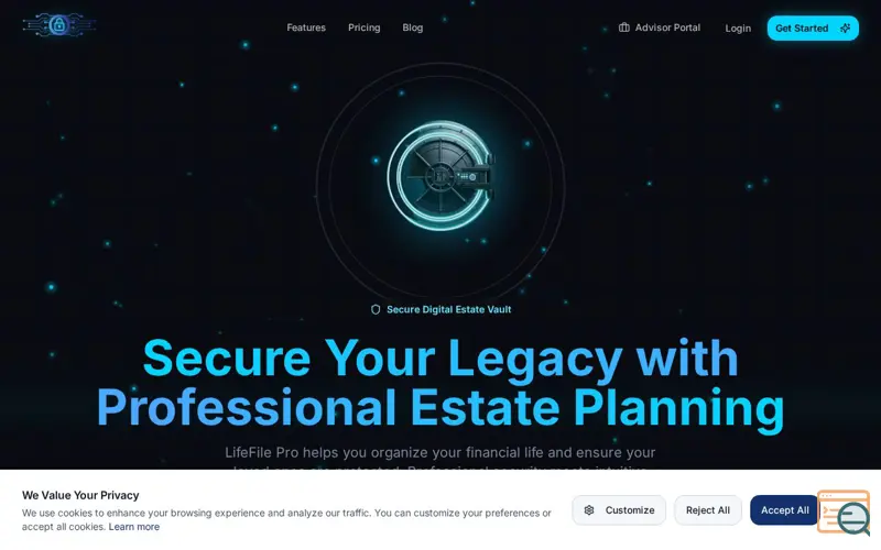 Screenshot of LifeFile Pro