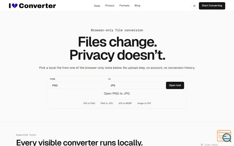 Screenshot of I Hate Converter