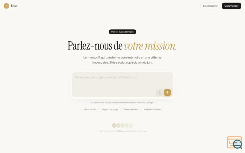 Screenshot of Hey Éclair