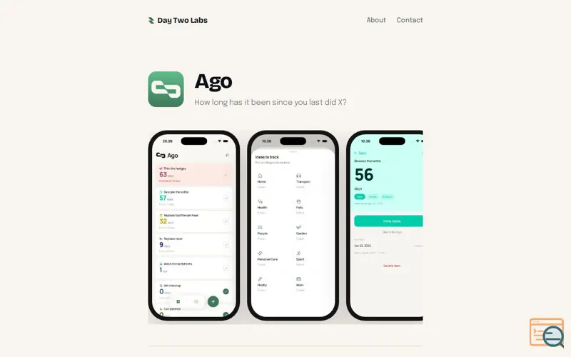 Screenshot of Ago