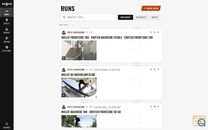 Screenshot of Skatanica