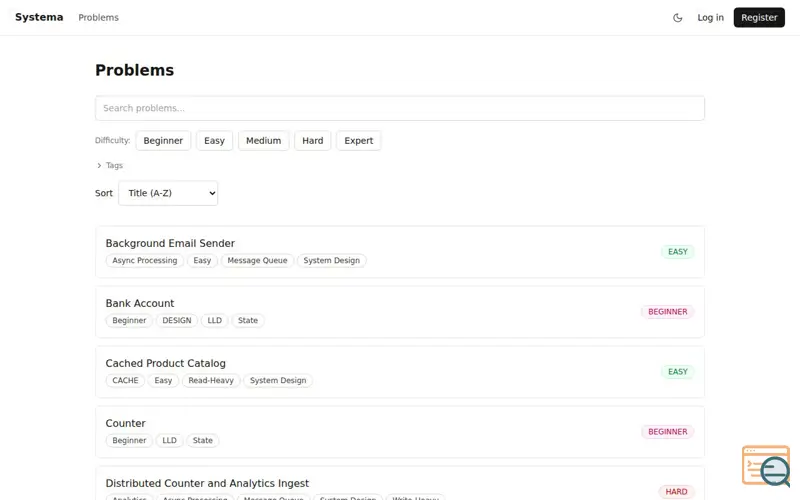 Screenshot of Systema