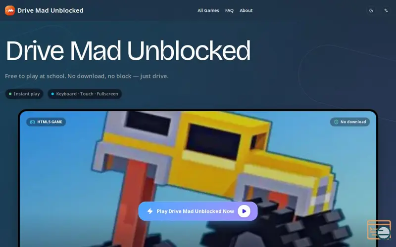 Screenshot of Drive Mad Unblocked