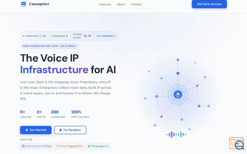Screenshot of ConceptNet