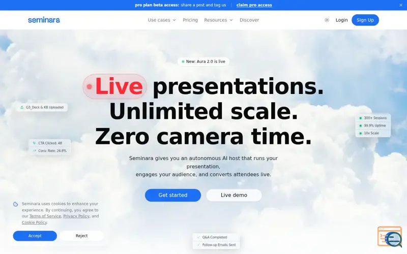 Screenshot of Seminara