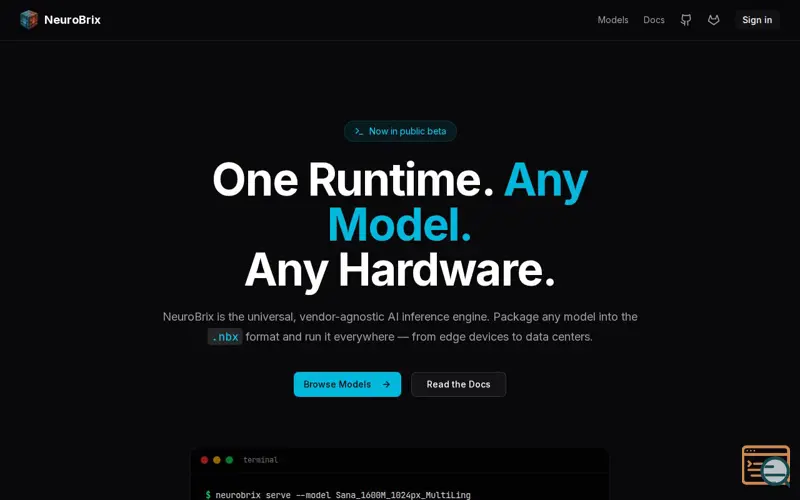 Screenshot of NeuroBrix