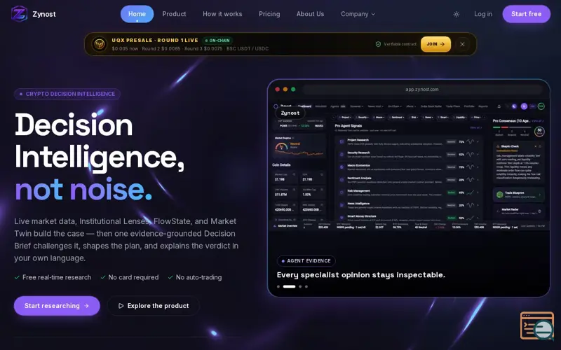 Screenshot of Zynost