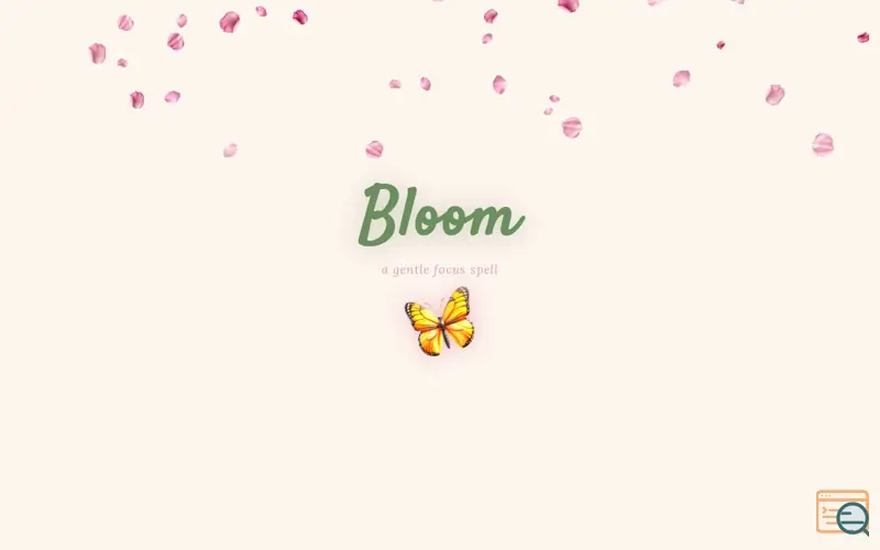Screenshot of BLOOM