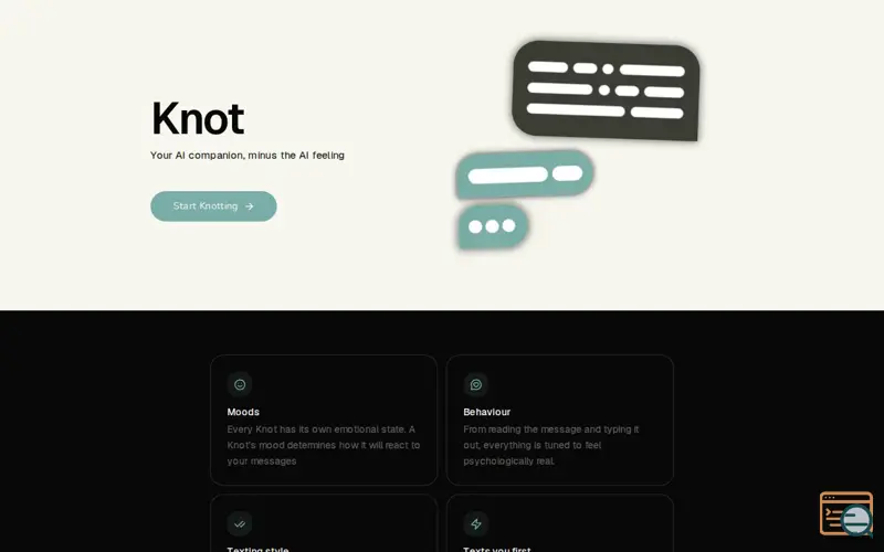 Screenshot of Knot