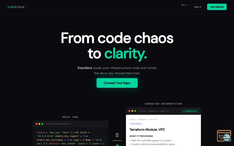 Screenshot of Stacklore