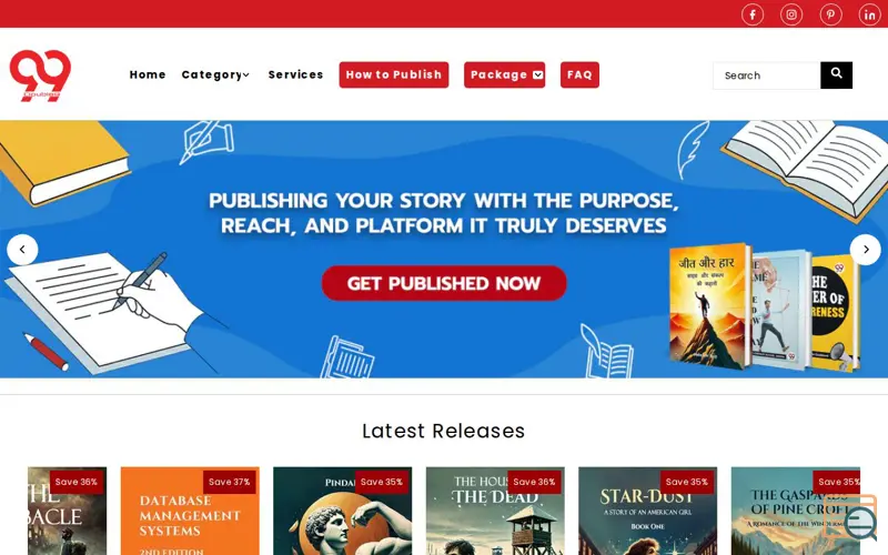 Screenshot of Double9 Books