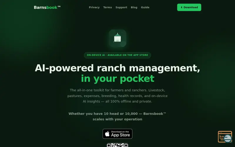 Screenshot of Barnsbook