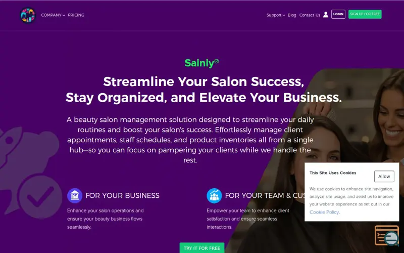 Screenshot of Salnly