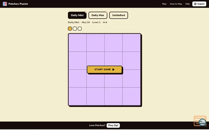 Screenshot of Patches Puzzle