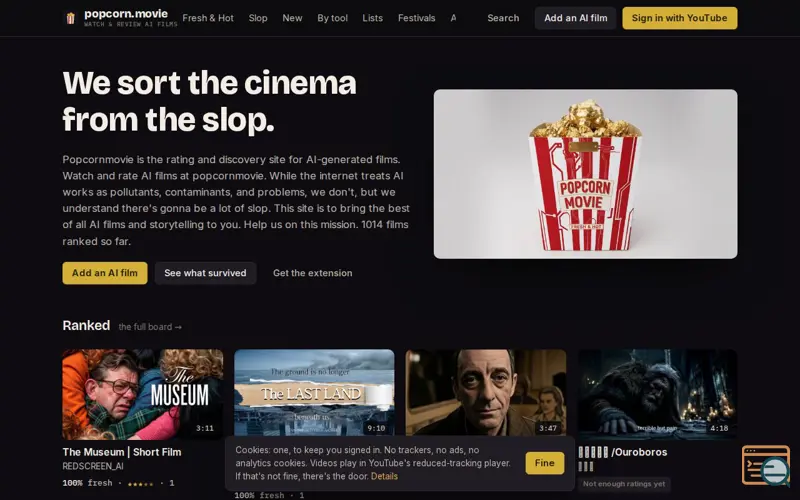 Screenshot of Popcorn