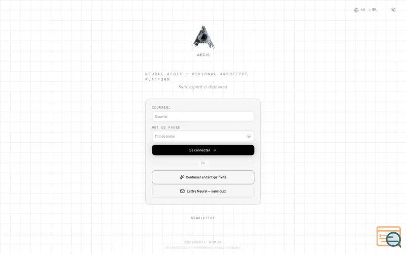 Screenshot of AEGIS – Clinical AI OS for Leadership