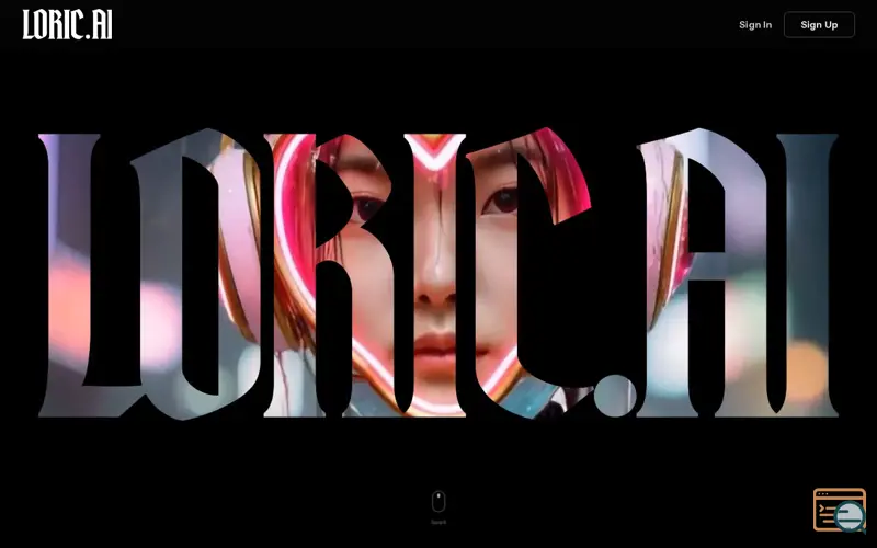 Screenshot of Loric.ai